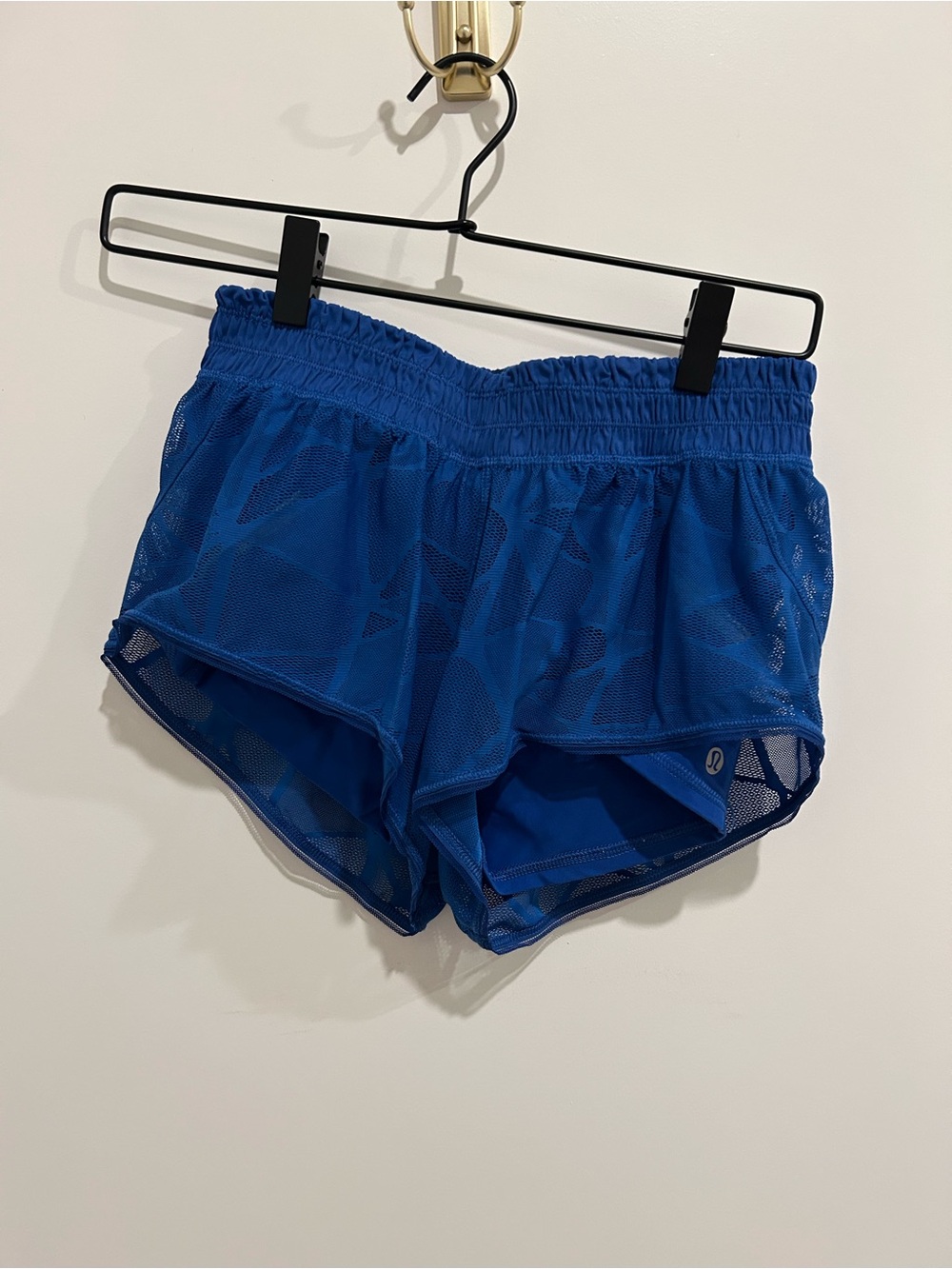 lululemon athletica Royal Blue Mesh Running Shorts